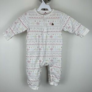 BabyGap Newborn Fair Isle Snowflake One-Piece Romper - 6-12 M